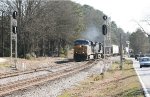 CSX 5366 and 3 approach the signals